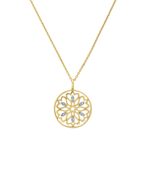Gold & diamond Necklace from Sharly Jewellery N0412DTDSH