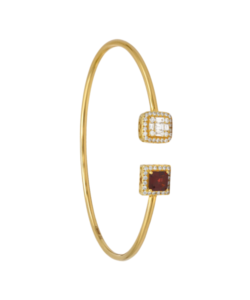 Gold & diamond With Stone Bracelet Sharly Jewellery B0171SYHSH